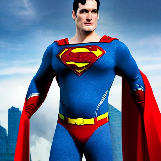 superman as a villain, wearing a soviet superman suit, dynamic standing pose, full body portrait, highly detailed face, realistic eyes and nose, evil, bad, scary, epic ambient light, 8k, ultra realistic, background is dark 
