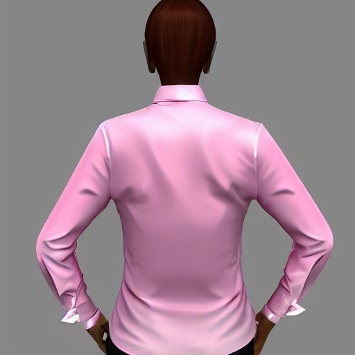 pink oversize shirt, 8k, 3d