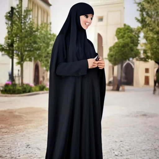 Muslims lady in burqah