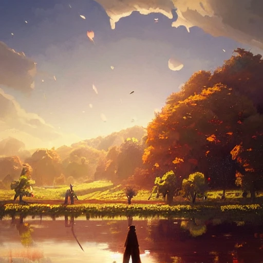 concept art painting  uvas, racimos de uvas, hojas de parra, copas de vino y botellas, diseño para poster, and red wine, art in the style of makoto shinkai and greg rutkowski and albert bierstadt and james gurney ,