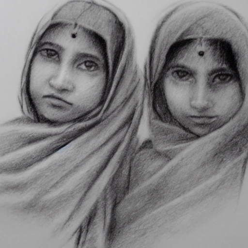 When sisters sit together, they praise their brothers.
When brothers sit together, they sell their brothers.

Pashtun proverb, Pencil Sketch