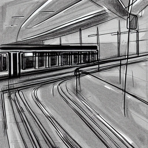 Railway Pencil Sketches on Behance