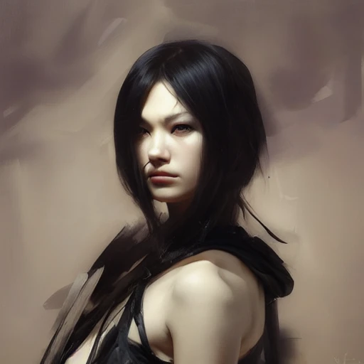 Ruan Jia, Cyber, Night, Highly Detailed Face, Highly Detailed Bo 