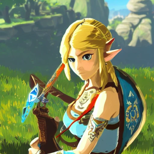 Zelda breath of the wild, Zelda botw great fairy fountain, sunset breath of the wild, beautiful girl, beautiful maiden breath of the wild, paya breath of the wild, paya zelda, beautiful videogame goddess, goddess, fairy, faerie character, 3d, deadoralive videogame girl,  white hair, hyperealistic videogame goddess