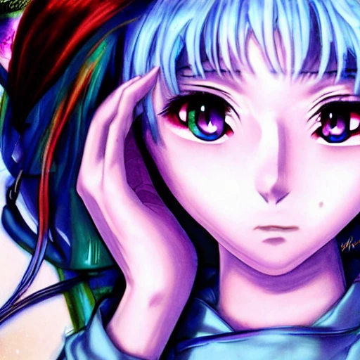 Retro 80s90s Cartoon Anime Eyes Girl Stock Vector Royalty Free 1494364487   Shutterstock
