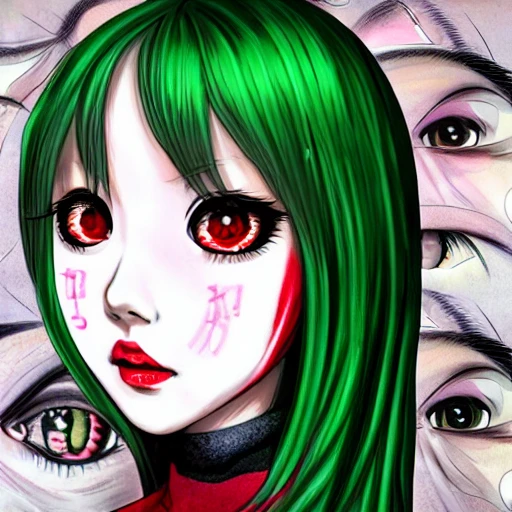 Junji ito tomie realistic, realistic anime girl, hyperealistic ... -  