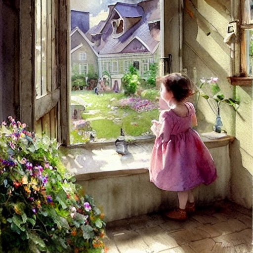 a photorealistic hyperrealistic render of a scenic view of cute gray mouse, a beautiful day inside a fantasy historic cheese factory, watercolor painting by vladimir volegov 