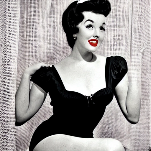 1950s pin-up style lady