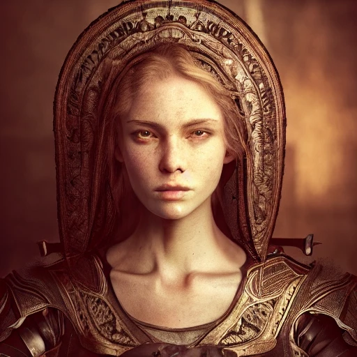 ultra photo-realistic, medieval character portrait, athletic, fit, in armor, focus on face, style, at light, intricate, masterpiece, state-of-the-art, expert, insanely detailed, 4k resolution, john William warehouse, Charlie Bowater, Agnes Cecile, Gabriel Ferrier, composition, framing, professional studio lighting, octane render, 3d
