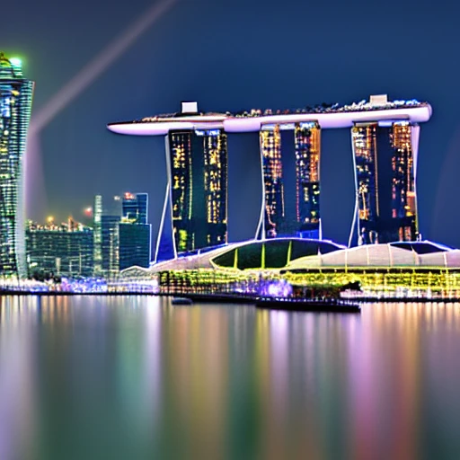 marina bay sands, , 3D