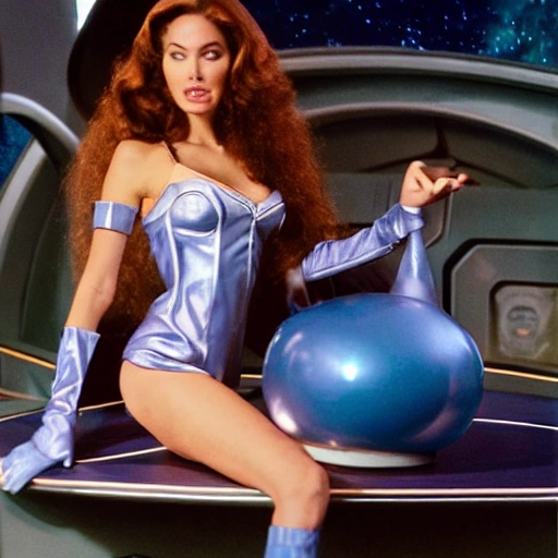 A spunky vivacious young woman, on deck of the starship enterprise, with curly bouncy long blond hair, with body of ,Megan Fox, Persian hauntingly beautiful symmetrical face with hypnotic deep dark blue eyes, in translucent micro mini sheer, star trek Enterprise red stiletto high heels thigh high stockings, symmetrical eyes, legs open, beautiful symmetrical face, revealing chest open sheer translucent shirt, cherry red full lips + sheer short translucent sheer micro mini skirt with open sides, Photorealistic portrait of a beautiful woman.Ground-Shot, Ground-Shot Angle,  Photograph, Hyper realistic,Low-Angle Shot, Low Angle  Photorealistic, Photorealism,body symmetrical anatomy full body portrait,photorealistic skin f 5.6 + 85mm , extremely detailed,maximum texture ,maximum details,dramatic clair obscur, ultra-realistic, soft shadows RHADS, low angle shot, cinematic lighting,visual clarity, 200mm, UHD, 32k, 16k, 8k, 3D shading, Tone Mapping, Ray Tracing Global Illumination, Diffraction Grating, Crystalline, Lumen Reflections, Super-Resolution, gigapixel, color grading, retouch, enhanced, PBR, Blender, V-ray, Procreate, zBrush, 360 3d view, Unreal Engine 5, Cinema 4D, ROMM RGB, Adobe After Effects, 3DCG, VFX, SFX, FXAA, SSAO, 3D,high fantasy, cinematic lighting, romantic--ar3:2 --test --creative ---v 4 - s 1000 

