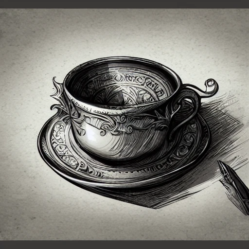 ArtStation - cup art