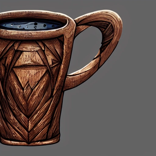 book illustration, of (wooden beer mug for ale), concept, d & d, high fantasy, detailed, digital art, artstation, smooth, sharp focus, ((ale cup)), fantasy, intricate, elegant, highly detailed, digital painting, isometric, concept art, illustration, artstation trending, pixiv, deviantart, (((!!!solid background!!!!))), (((white background))), (((transparent background))), Water Color