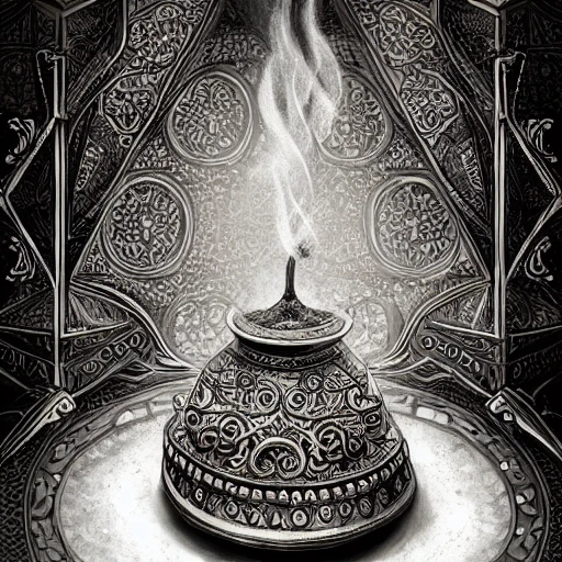 book illustration, of (incense burning vessel), concept, d & d, high fantasy, detailed, digital art, artstation, smooth, sharp focus, fantasy, intricate, elegant, highly detailed, digital painting, isometric, concept art, illustration, artstation trending, pixiv, deviantart, (((!!!solid background!!!!))), (((white background))), (((transparent background))), Water Color