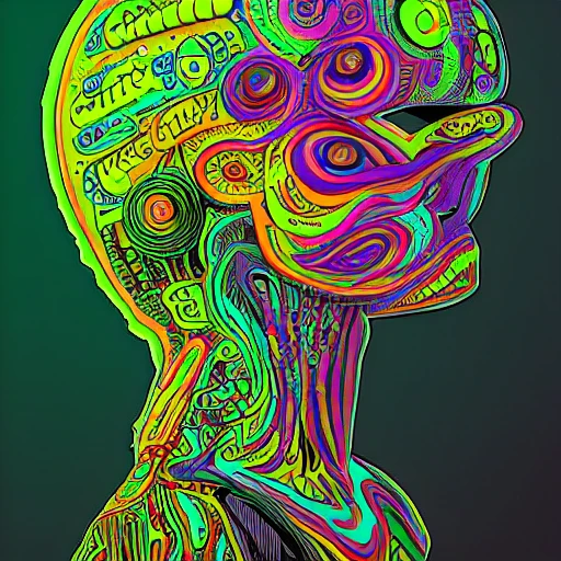 psychedelic organic cyborg by scott davidson 