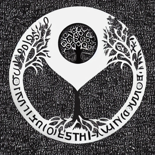 Another option could be to use a circular design that incorporates a tree with branches and roots, representing the interconnectedness and strength of a family. The tree could have different leaves or flowers representing the different members of the family, with the word "love" written in the center.