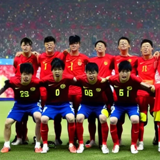 chinese football team win world cup