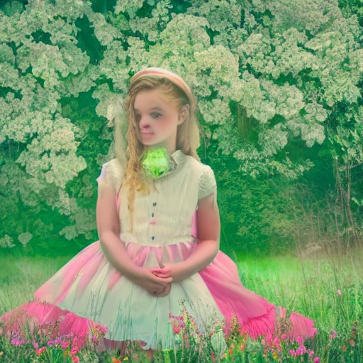 a beautiful girl in wonderland, photography