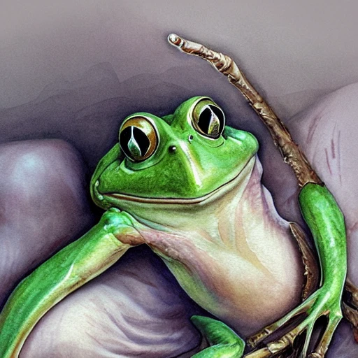 book illustration of (a one small cutoff piece of the frog leg), concept, d & d, high fantasy, detailed, digital art, artstation, smooth, sharp focus, fantasy, intricate, elegant, highly detailed, digital painting, concept art, illustration, artstation trending, pixiv, deviantart, (((white background))), Water Color