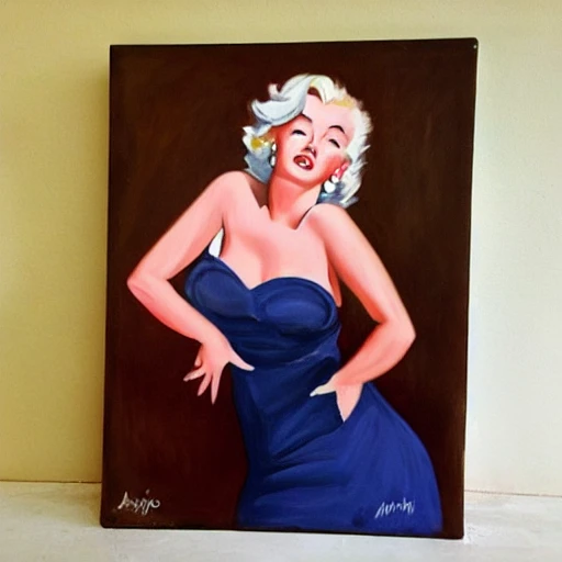  Marilyn Monroe, Oil Painting