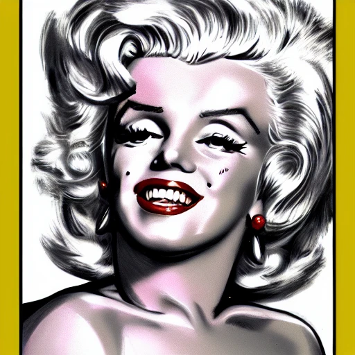  Marilyn Monroe, , Cartoon