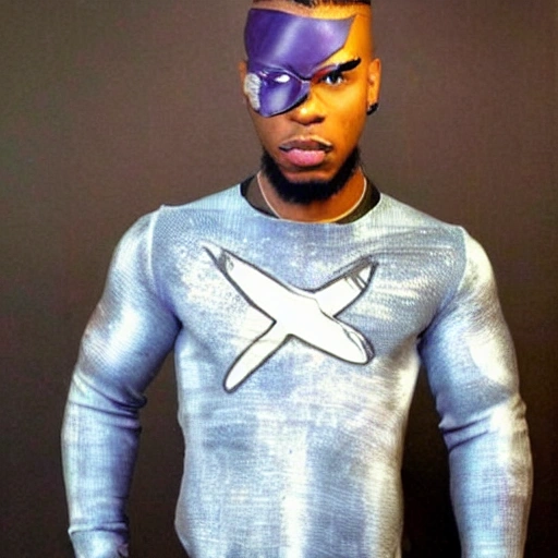 Super hero name Blessit X, from planet blessed, strong fast, can fly, light skinned, Mohawk hairstyle, 