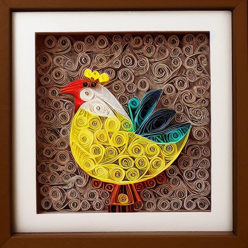 paper quilling, paper cut art, paper illustration, Turkey, thanksgiving, very detailed, 8k --v 4