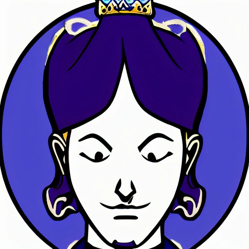 logo of a blueberry prince