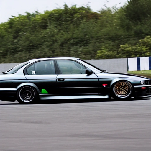 Bmw e39 m5 imola red drifting

