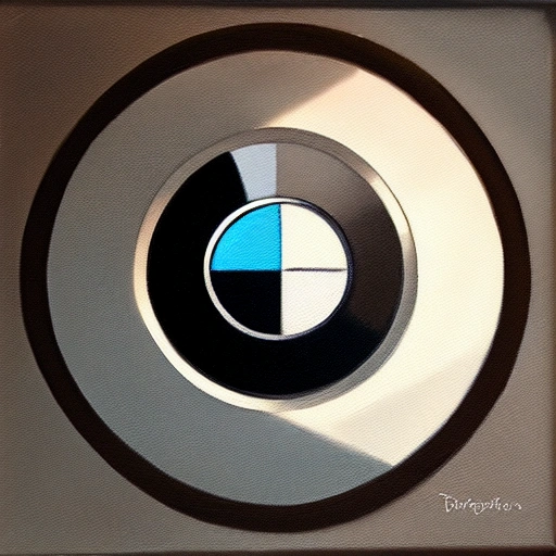 Bmw roundel style logo
, Oil Painting