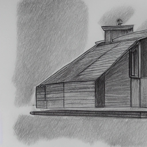 house, Pencil Sketch