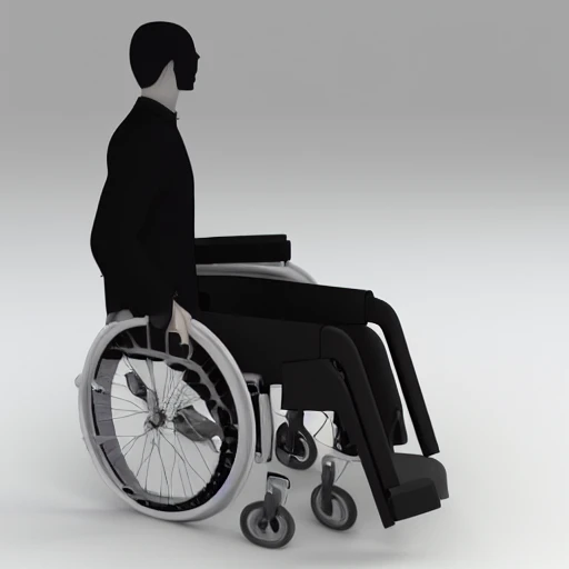 3d Disabled Person - Arthub.ai