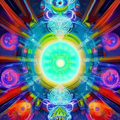 A full-body shot of a portal, with bright, glowing energy and shifting, kaleidoscopic colors, set against a fantastical, alien world. The portal is mysterious and alluring, with strange and wondrous sights and sounds emanating from its depths. Deep focus, fantasy, intricate, highly detailed, digital painting, artstation, matte, sharp focus, illustration, art by Magali Villeneuve and RK Post.


, 3D