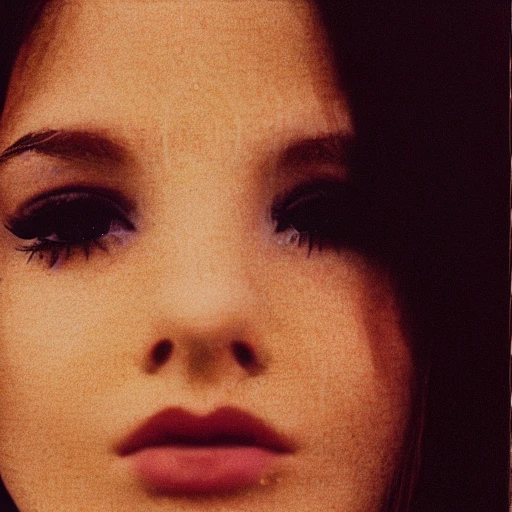 Beautiful young woman
, night flash portrait of, analog medium format, in new york, 1970s, photographed on expired film, DOF, detailed photography, Colorful, [Extreme Close-Up Shot:0.2]