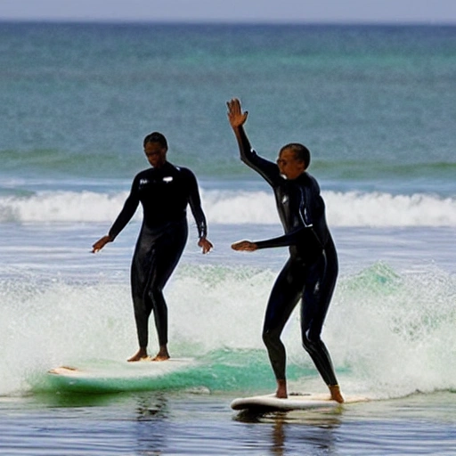 obama surfing