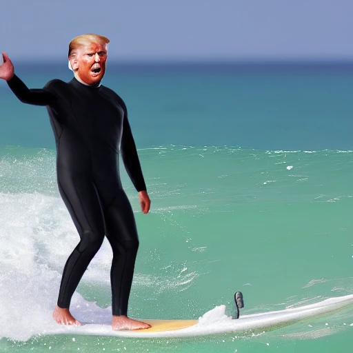 trump surfing