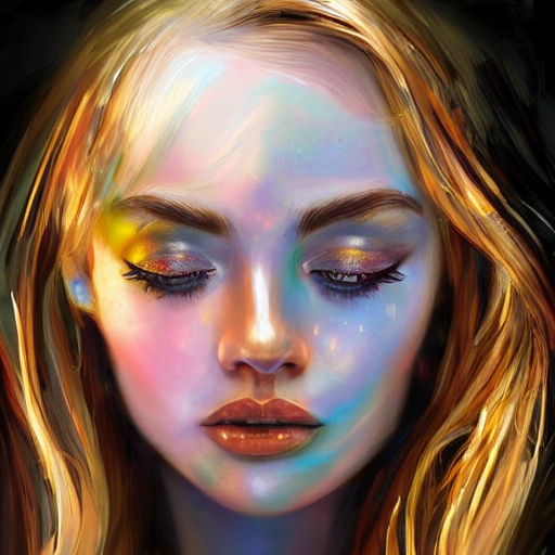 ultra realistic photo portrait of beautiful girl, bust shot, perfect naked breast, detailed nipple, hourglass body, colorful, beautiful symmetrical face, nonchalant kind look, realistic round eyes, tone mapped, elegant, highly detailed, digital painting, artstation, concept art, smooth, sharp focus, illustration, dreamy magical atmosphere, art by artgerm and greg rutkowski and alphonse mucha, 4k, 8k, curvy body