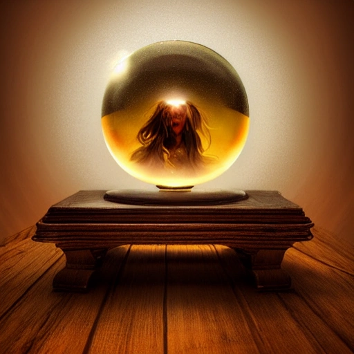 crystal ball on a wood stand with a beautiful dreamscape inside, studio product photography, centered, super highly detailed, professional digital painting, artstation, concept art, smooth, sharp focus, extreme illustration, unreal engine 5, photorealism, beautiful, cinematic, art by artgerm and rutkowski and alphonse mucha and loish and wlop , fantasy