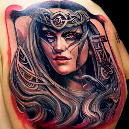 29 Shield Maiden Tattoo Ideas  viking tattoos valkyrie tattoo shield  maiden