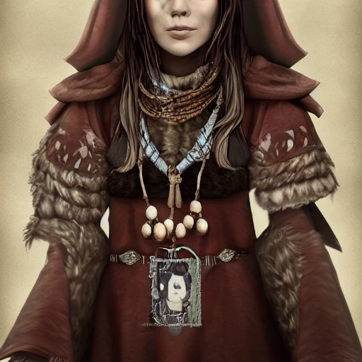 mdjrny-v4 style, artstation, pixiv, {{{dark fantasy rpg powerful dark mage from lapland}}}, simple solid color background, highly detailed, hyperrealistic full body portrait of female druid tribe leader from scandinavia, wearing jewelry and magic amulets made of small animal bones, {{wearing warm medieval clothing}}, heavy robe, light armor, magic, 1woman, gorgeous anime woman, illustrated, eye makeup, long dark natural hair, occultism, dark magic,  grim and gothic, perfect anatomy, detailed eyes, sharp focus, beautiful eyes, strong colors, even lighting, fighting stance, simple solid background, {{in style of fire emblem the videogame}}, in style of hades the videogame, very thick black outlines, cartoony, in style of marvel comics, painted with ink, {very blunt borders}, adult cartoon, character concept art,  by HACCAN, by Kita Senri, by Suzuki Rika, by azu-taro, comic book cover style