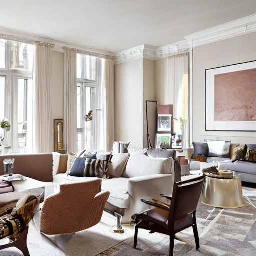 apartment designed by nate berkus, muted neutral colors - Arthub.ai