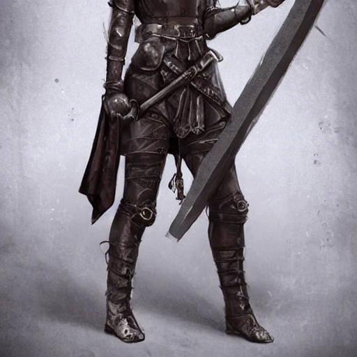 mdjrny-v4 style, artstation, pixiv, {{{dark fantasy rpg warrior princess holding a spear in her hand}}}, simple solid color background, highly detailed, {{hyperrealistic full body portrait of young woman from scandinavia}}, wearing jewelry, {{wearing medieval leather armor}}, medieval hunter gear, magic, 1woman, gorgeous anime woman, illustrated, eye makeup, long natural hair, grim and gothic, perfect anatomy, beatiful and detailed eyes, sharp focus, beautiful eyes, strong colors, even lighting, guard stance, simple solid background, {{in style of fire emblem the videogame}}, in style of hades the videogame, very thick black outlines, cartoony, in style of marvel comics, painted with ink, {very blunt borders}, adult cartoon, character concept art,  by HACCAN, by Kita Senri, by Suzuki Rika, by azu-taro, comic book cover style