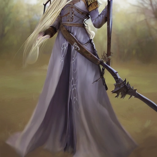 mdjrny-v4 style, artstation, pixiv, {{{nordic blonde fantasy rpg maiden holding a spear}}}, simple solid color background, highly detailed, {{hyperrealistic full body portrait of woman from scandinavia}}, wearing jewelry, {{wearing medieval linen dress}}, magic, 1woman, gorgeous anime woman, illustrated, eye makeup, natural hair, grim and gothic, perfect anatomy, beatiful and detailed eyes, sharp focus, beautiful eyes, strong colors, even lighting, guard stance, simple solid background, {{in style of fire emblem the videogame}}, in style of hades the videogame, very thick black outlines, cartoony, in style of marvel comics, painted with ink, {very blunt borders}, adult cartoon, character concept art,  by HACCAN, by Kita Senri, by Suzuki Rika, by azu-taro, comic book cover style