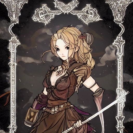 {{{octopath traveler style rpg character art of powerful dark fantasy thunder goddess who is casting a lightning spell with her hands}}}, highly detailed, {hyperrealistic waist up portrait of 30 years old feminine mage with simple background oil colors}, overflowing energy, dark hair color, wearing medieval dress, wearing light medieval armor, wearing jewelry, illustrated, beautiful and detailed eyes, busty, voluptous body,  mysterious and seductive look, sharp focus, elegant, volumetric lighting, smooth, in style of videogame character art, 1woman, thick black outlines, cartoony, anime, art by artgerm, trending artstation