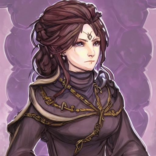 {{{octopath traveler style rpg character art of powerful dark fantasy mage woman who is casting a fire spell with her hands}}}, highly detailed, {hyperrealistic waist up portrait of 40 years old warrior princess with simple background oil colors}, overflowing energy, dark hair color, wearing medieval dress, wearing light medieval armor, wearing jewelry, illustrated, beautiful and detailed eyes, busty, voluptous body,  mysterious and seductive look, sharp focus, elegant, volumetric lighting, smooth, in style of hades videogame character art, 1woman, thick black outlines, cartoony, anime, art by artgerm, trending artstation