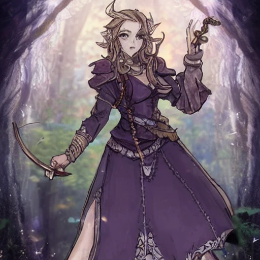 {{{octopath traveler style rpg character art of powerful fantasy goddess of nature who is casting a magic spell with her hands}}}, highly detailed, {hyperrealistic waist up portrait of 30 years old forest queen earth with simple background oil colors}, overflowing energy, dark hair color, wearing light medieval leather robe clothing, wearing jewelry, illustrated, beautiful and detailed eyes, busty, voluptous body,  mysterious and seductive look, sharp focus, elegant, volumetric lighting, smooth, in style of hades videogame character art, 1woman, thick black outlines, cartoony, anime, art by artgerm, trending artstation