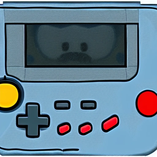 A realistic image of a cute anthropomorphic gameboy smiling, BMO adventure time, accurate, unreal engine, 4k