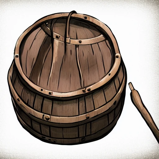 book illustration, of (wooden barrel filled with moldy water), concept, d & d, high fantasy, detailed, digital art, artstation, smooth, sharp focus, fantasy, intricate, elegant, highly detailed, digital painting, isometric, concept art, illustration, artstation trending, pixiv, deviantart, (((!!!solid background!!!!))), (((white background))), (((transparent background))), Water Color