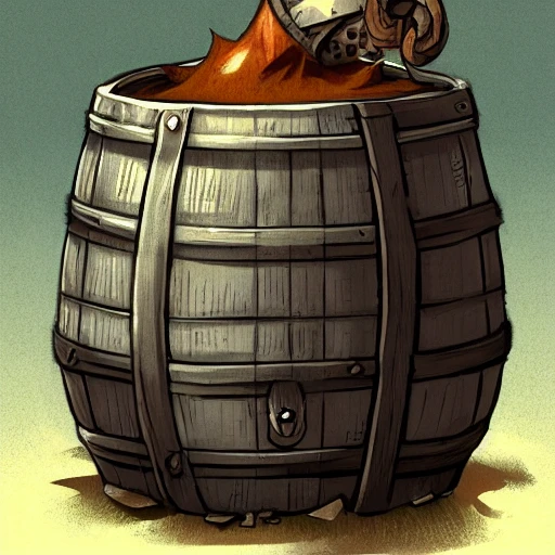 concept art, book illustration, of (wooden barrel filled with moldy water), concept, d & d, high fantasy, detailed, digital art, artstation, smooth, sharp focus, fantasy, intricate, elegant, highly detailed, digital painting, isometric, concept art, illustration, artstation trending, pixiv, deviantart, (((!!!solid background!!!!))), (((white background))), (((transparent background))), Water Color