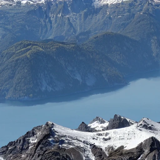 paysage givré de montagnes Suisse enneigées